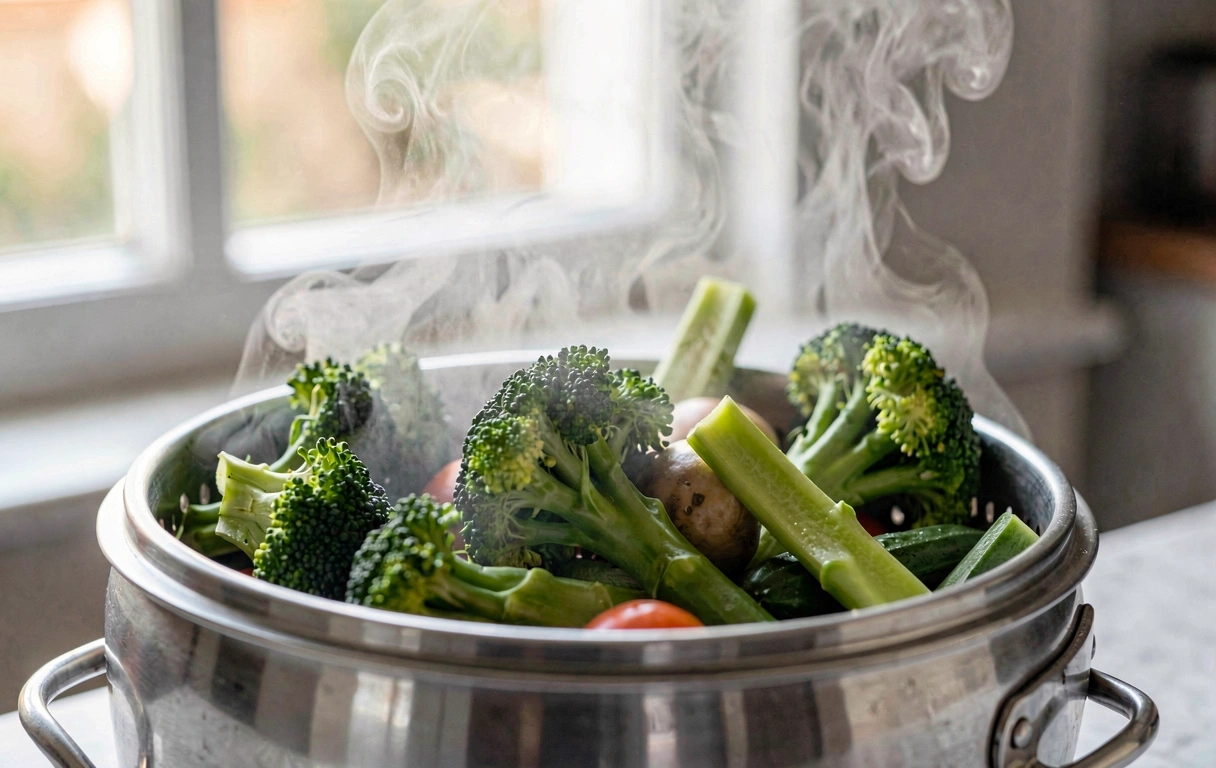Cocción al vapor saludable